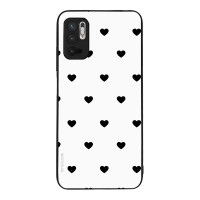 Θήκη Sonique Heart Series για Xiaomi Redmi Note 10 5G / Poco M3 Pro 5G Λευκό