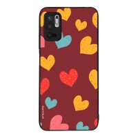 Θήκη Sonique Heart Series για Xiaomi Redmi Note 10 5G / Poco M3 Pro 5G Μπορντώ