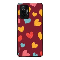 Θήκη Sonique Heart Series για Xiaomi Redmi Note 10 Pro Μπορντώ