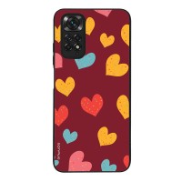 Θήκη Sonique Heart Series για Xiaomi Redmi Note 11 4G / Redmi Note 11S Μπορντώ