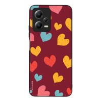 Θήκη Sonique Heart Series για Xiaomi Redmi Note 12 5G / Poco X5 5G Μπορντώ
