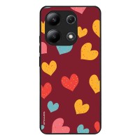 Θήκη Sonique Heart Series για Xiaomi Redmi Note 13 4G Μπορντώ