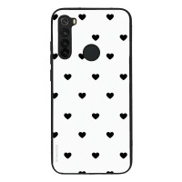 Θήκη Sonique Heart Series για Xiaomi Redmi Note 8 / Redmi Note 8 2021 Λευκό