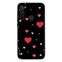 Θήκη Sonique Heart Series για Xiaomi Redmi Note 8 / Redmi Note 8 2021 Μαύρο
