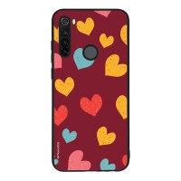 Θήκη Sonique Heart Series για Xiaomi Redmi Note 8T Μπορντώ