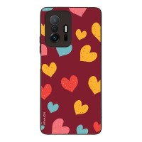 Θήκη Sonique Heart Series για Xiaomi Xiaomi 11T / Xiaomi 11T Pro Μπορντώ
