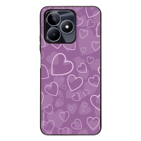 Θήκη Sonique Heart Series για Realme C51 / Realme C53 / Realme Note 50 4G Βιολετί