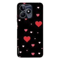 Θήκη Sonique Heart Series για Realme C51 / Realme C53 / Realme Note 50 4G Μαύρο