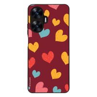 Θήκη Sonique Heart Series για Realme C55 Μπορντώ