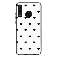 Θήκη Sonique Heart Series για Huawei P30 Lite Λευκό