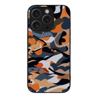 Θήκη Sonique Camouflage Army Series για Apple iPhone 15 Pro Πορτοκαλί
