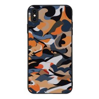 Θήκη Sonique Camouflage Army Series για Apple iPhone XS MAX Πορτοκαλί