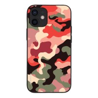 Θήκη Sonique Camouflage Army Series για Apple iPhone 12 mini Κόκκινο