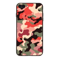 Θήκη Sonique Camouflage Army Series για Apple iPhone 7 Plus / iPhone 8 Plus Κόκκινο