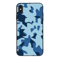 Θήκη Sonique Camouflage Army Series για Apple iPhone XS MAX Μπλε