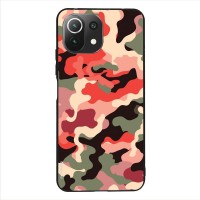 Θήκη Sonique Camouflage Army Series για Xiaomi Mi 11 Lite 4G / Mi 11 Lite 5G Κόκκινο