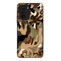 Θήκη Sonique Camouflage Army Series για Xiaomi Poco F3 / Mi 11i Καφέ