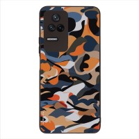 Θήκη Sonique Camouflage Army Series για Xiaomi Poco F4 5G Πορτοκαλί