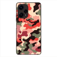 Θήκη Sonique Camouflage Army Series για Xiaomi Poco F5 5G Κόκκινο