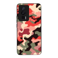 Θήκη Sonique Camouflage Army Series για Xiaomi Poco F5 Pro 5G Κόκκινο