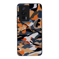 Θήκη Sonique Camouflage Army Series για Xiaomi Poco F5 Pro 5G Πορτοκαλί