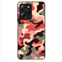Θήκη Sonique Camouflage Army Series για Xiaomi Poco X5 Pro 5G Κόκκινο