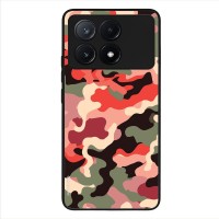Θήκη Sonique Camouflage Army Series για Xiaomi Poco X6 Pro 5G Κόκκινο