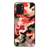Θήκη Sonique Camouflage Army Series για Xiaomi Redmi Note 10 / Redmi Note 10s / Poco M5s Κόκκινο
