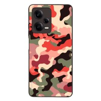 Θήκη Sonique Camouflage Army Series για Xiaomi Redmi Note 12 Pro 5G Κόκκινο
