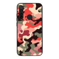 Θήκη Sonique Camouflage Army Series για Xiaomi Redmi Note 8 / Redmi Note 8 2021 Κόκκινο