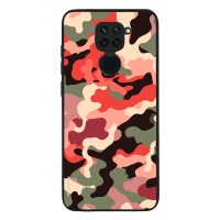 Θήκη Sonique Camouflage Army Series για Xiaomi Redmi Note 9 Κόκκινο