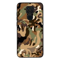 Θήκη Sonique Camouflage Army Series για Xiaomi Redmi Note 9 Καφέ