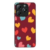 Θήκη Sonique Heart Series για Realme C61 4G / Realme C63 4G / Realme Note 60X 4G Μπορντώ