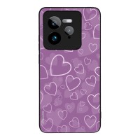 Θήκη Sonique Heart Series για Realme GT 7 Pro 5G Βιολετί