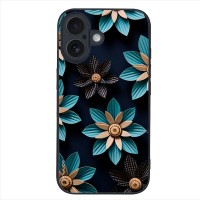 Θήκη Sonique 3D Flower Series για Apple iPhone 16 Γαλάζιο