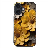 Θήκη Sonique 3D Flower Series για Apple iPhone 16 Κίτρινο