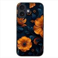 Θήκη Sonique 3D Flower Series για Apple iPhone 16 Πορτοκαλί 01