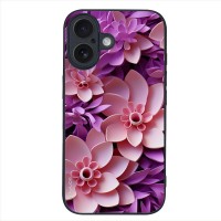 Θήκη Sonique 3D Flower Series για Apple iPhone 16 Ροζ