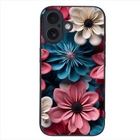 Θήκη Sonique 3D Flower Series για Apple iPhone 16 Ροζ 01