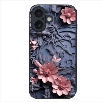 Θήκη Sonique 3D Flower Series για Apple iPhone 16 Ροζ 02