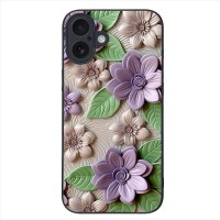 Θήκη Sonique 3D Flower Series για Apple iPhone 16 Plus Βιολετί