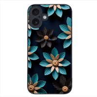 Θήκη Sonique 3D Flower Series για Apple iPhone 16 Plus Γαλάζιο