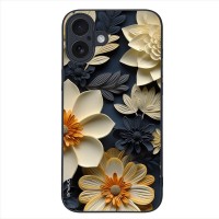 Θήκη Sonique 3D Flower Series για Apple iPhone 16 Plus Εκρού