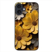 Θήκη Sonique 3D Flower Series για Apple iPhone 16 Plus Κίτρινο