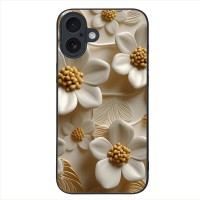 Θήκη Sonique 3D Flower Series για Apple iPhone 16 Plus Λευκό