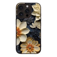 Θήκη Sonique 3D Flower Series για Apple iPhone 16 Pro Εκρού
