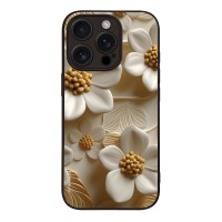 Θήκη Sonique 3D Flower Series για Apple iPhone 16 Pro Λευκό