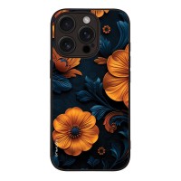 Θήκη Sonique 3D Flower Series για Apple iPhone 16 Pro Πορτοκαλί 01