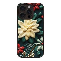 Θήκη Sonique 3D Flower Series για Apple iPhone 16 Pro Πράσινο