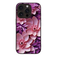 Θήκη Sonique 3D Flower Series για Apple iPhone 16 Pro Ροζ